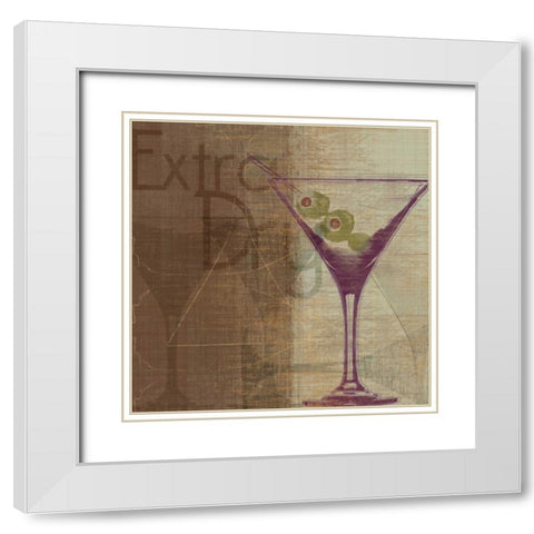 Extra Dry White Modern Wood Framed Art Print with Double Matting by Venter, Tandi