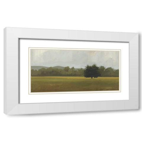 Silent One White Modern Wood Framed Art Print with Double Matting by Lightell, Megan