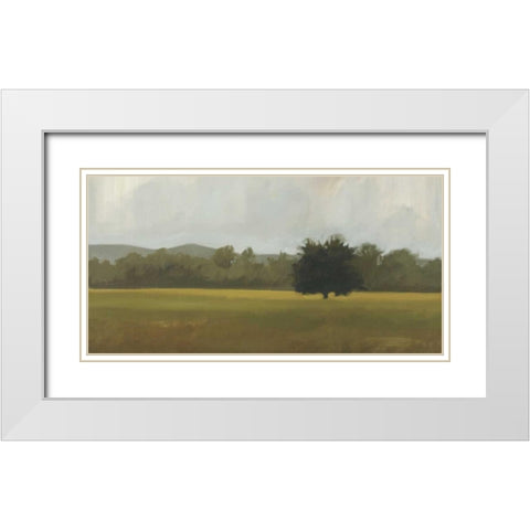 Silent One White Modern Wood Framed Art Print with Double Matting by Lightell, Megan