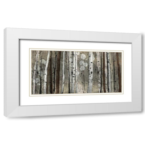 Silver Lining White Modern Wood Framed Art Print with Double Matting by Venter, Tandi