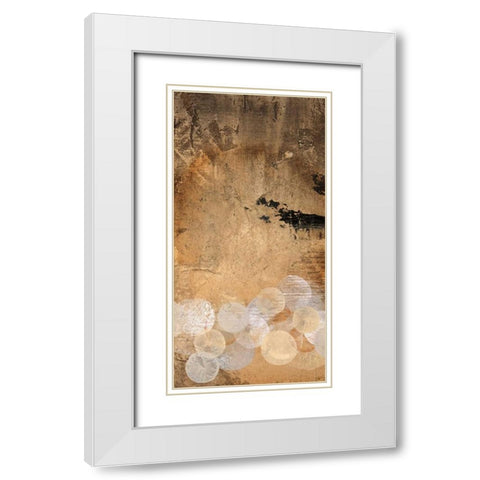 Pearl Essence I White Modern Wood Framed Art Print with Double Matting by Li-Leger, Noah