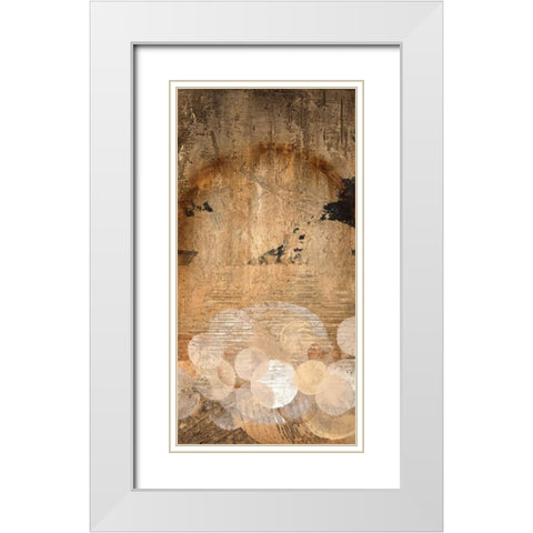 Pearl Essence III White Modern Wood Framed Art Print with Double Matting by Li-Leger, Noah