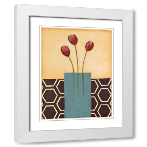 Sweet as Honey I White Modern Wood Framed Art Print with Double Matting by Eve