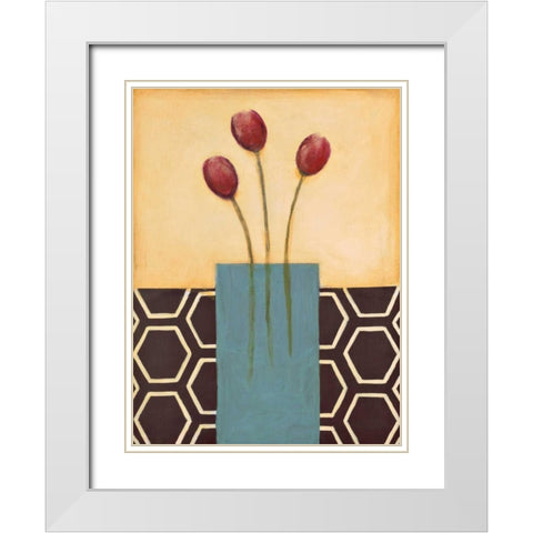Sweet as Honey I White Modern Wood Framed Art Print with Double Matting by Eve