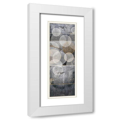 Tahitian Pearls I White Modern Wood Framed Art Print with Double Matting by Li-Leger, Noah