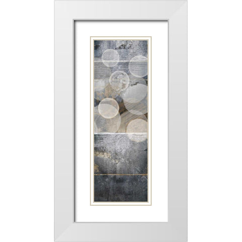 Tahitian Pearls II White Modern Wood Framed Art Print with Double Matting by Li-Leger, Noah