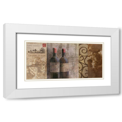 Vintage II White Modern Wood Framed Art Print with Double Matting by Mallett, Keith
