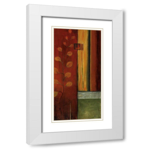Well Balanced III White Modern Wood Framed Art Print with Double Matting by Salemink-Roos, Ursula