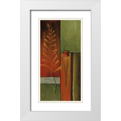 Well Balanced IV White Modern Wood Framed Art Print with Double Matting by Salemink-Roos, Ursula
