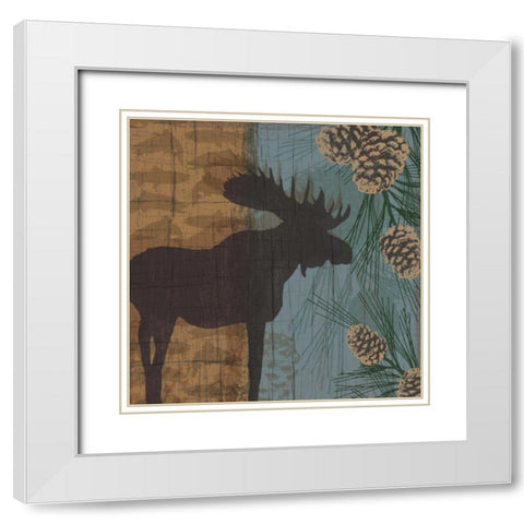 Yellowstone Park II White Modern Wood Framed Art Print with Double Matting by Venter, Tandi