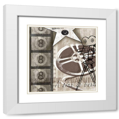 In the Making I White Modern Wood Framed Art Print with Double Matting by Venter, Tandi