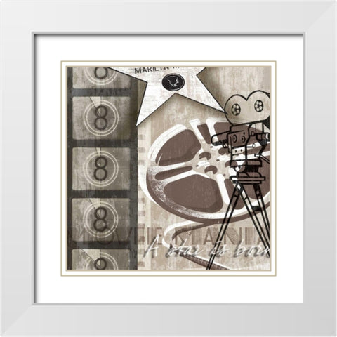 In the Making I White Modern Wood Framed Art Print with Double Matting by Venter, Tandi