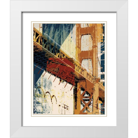Into Manhattan I White Modern Wood Framed Art Print with Double Matting by NOAH