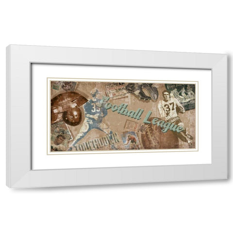 Touch Down White Modern Wood Framed Art Print with Double Matting by Venter, Tandi