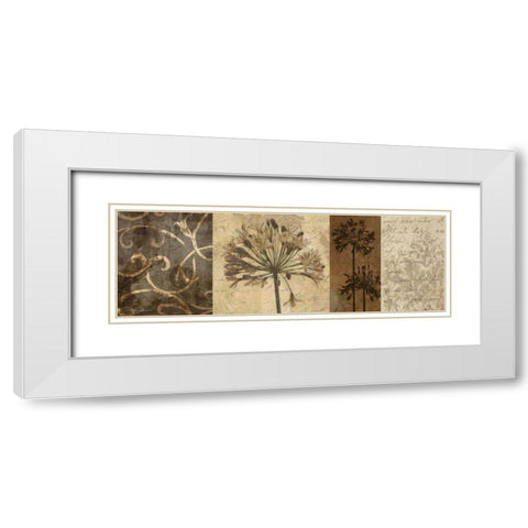 Memoir I White Modern Wood Framed Art Print with Double Matting by Mallett, Keith