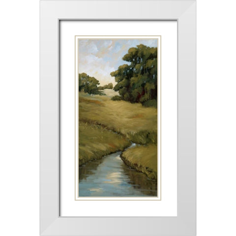Mornings First Light II White Modern Wood Framed Art Print with Double Matting by Baynes, Maija