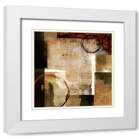 Broadway Rhythm White Modern Wood Framed Art Print with Double Matting by Mallett, Keith
