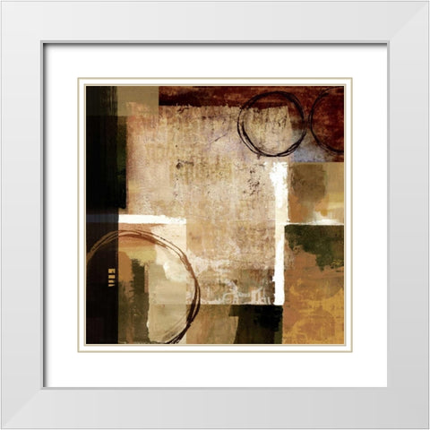 Broadway Rhythm White Modern Wood Framed Art Print with Double Matting by Mallett, Keith