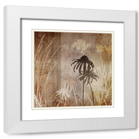 Algarve Silhouettes I White Modern Wood Framed Art Print with Double Matting by Venter, Tandi