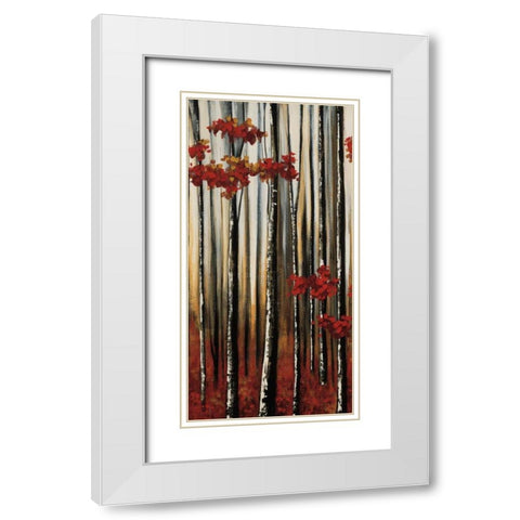 Beauty Within I White Modern Wood Framed Art Print with Double Matting by Soler , Oscar
