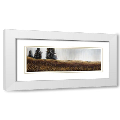 Summer Lights White Modern Wood Framed Art Print with Double Matting by St.Germain, Patrick