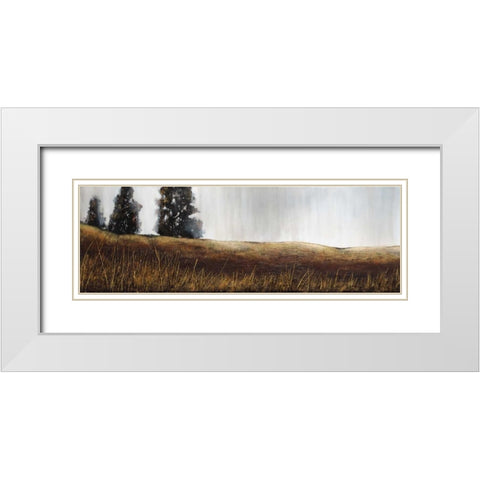 Summer Lights White Modern Wood Framed Art Print with Double Matting by St.Germain, Patrick