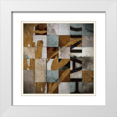 Transformations White Modern Wood Framed Art Print with Double Matting by NOAH