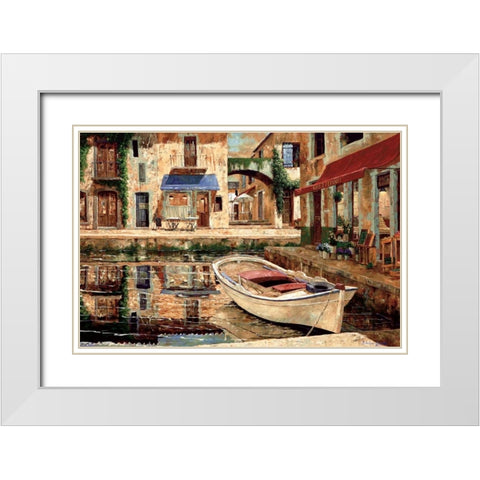 Lovely Day White Modern Wood Framed Art Print with Double Matting by Archambault, Gilles