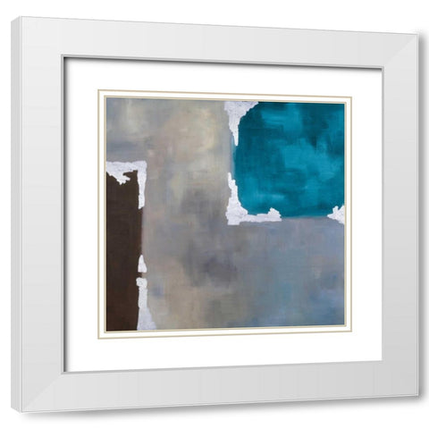 Spa Accent I White Modern Wood Framed Art Print with Double Matting by Maitland, Laurie