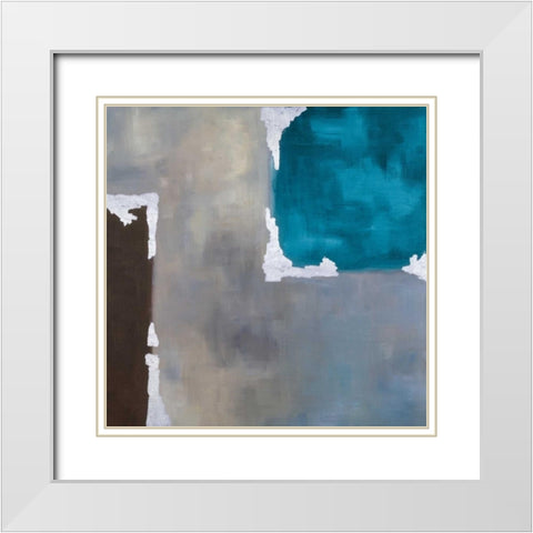 Spa Accent I White Modern Wood Framed Art Print with Double Matting by Maitland, Laurie