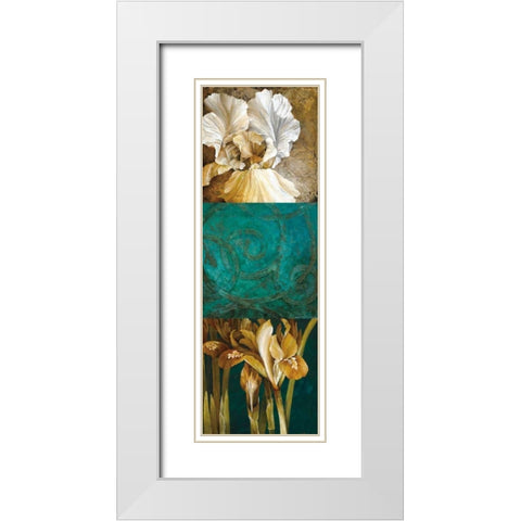 From My Garden II White Modern Wood Framed Art Print with Double Matting by Thompson, Linda