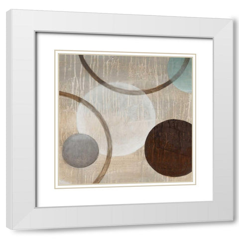 Revolutions I White Modern Wood Framed Art Print with Double Matting by Eve