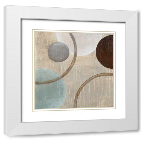 Revolutions II White Modern Wood Framed Art Print with Double Matting by Eve