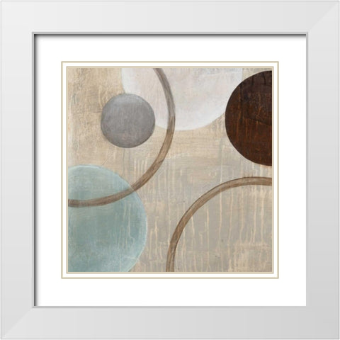 Revolutions II White Modern Wood Framed Art Print with Double Matting by Eve