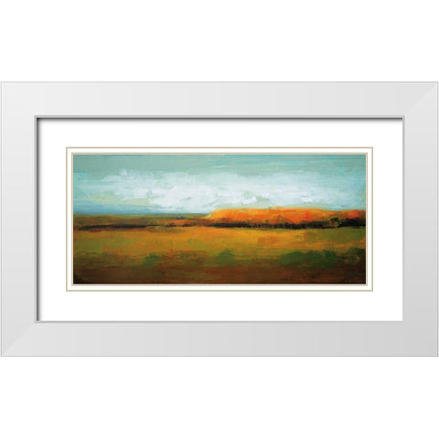 Drivescape White Modern Wood Framed Art Print with Double Matting by Colbert , Peter