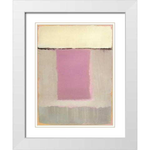 Twilight II White Modern Wood Framed Art Print with Double Matting by Gold, Caroline