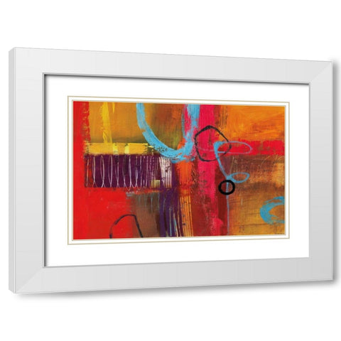 Something To Remember II White Modern Wood Framed Art Print with Double Matting by Barnes, Natasha