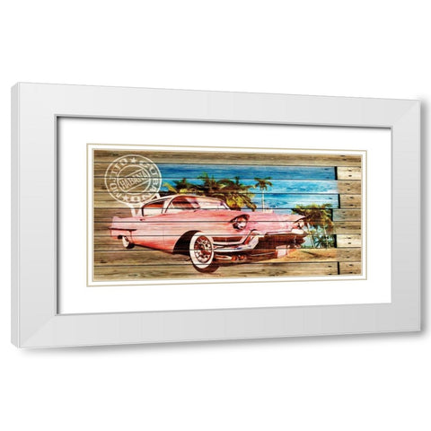 Mojito Cubano White Modern Wood Framed Art Print with Double Matting by Sola, Bresso