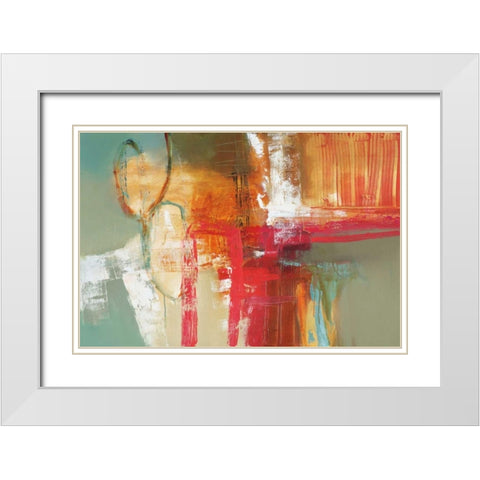 Building a Mystery White Modern Wood Framed Art Print with Double Matting by Barnes, Natasha