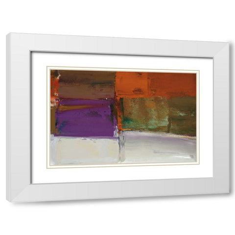 On Reflection White Modern Wood Framed Art Print with Double Matting by Colbert, Peter