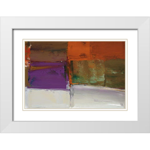 On Reflection White Modern Wood Framed Art Print with Double Matting by Colbert, Peter