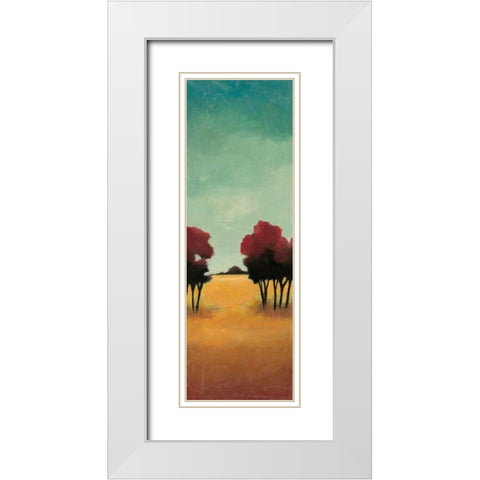 A New Day I White Modern Wood Framed Art Print with Double Matting by Emet, Angelina
