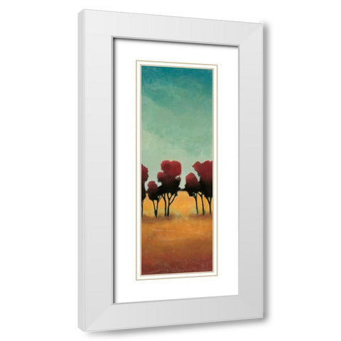 A New Day II White Modern Wood Framed Art Print with Double Matting by Emet, Angelina