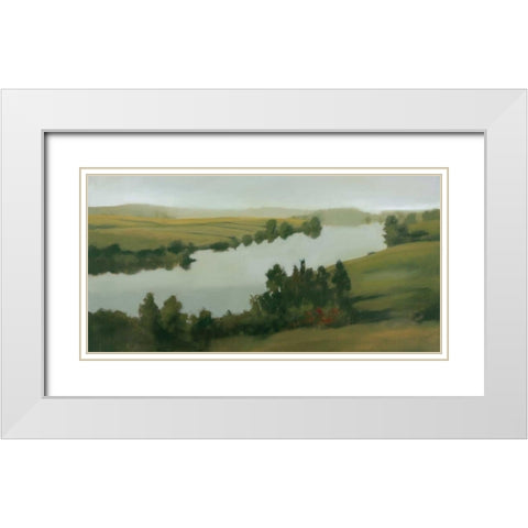 Regeneration White Modern Wood Framed Art Print with Double Matting by Lightell, Megan