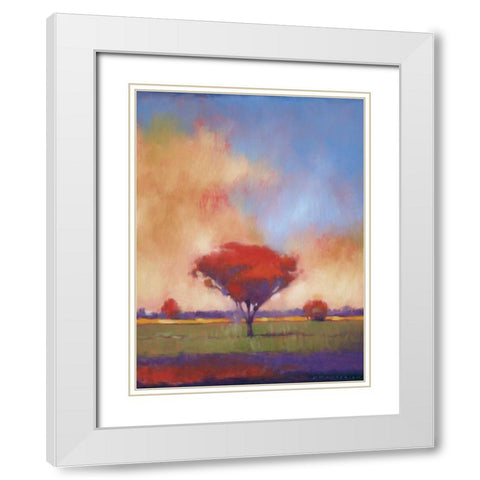 Where Ever You Go White Modern Wood Framed Art Print with Double Matting by Anderson, Paul