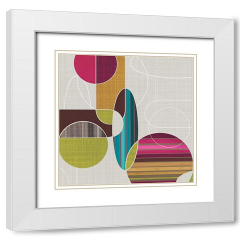 Blast from the Past I White Modern Wood Framed Art Print with Double Matting by Venter, Tandi