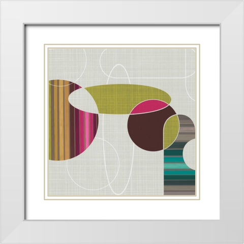 Blast from the Past II White Modern Wood Framed Art Print with Double Matting by Venter, Tandi