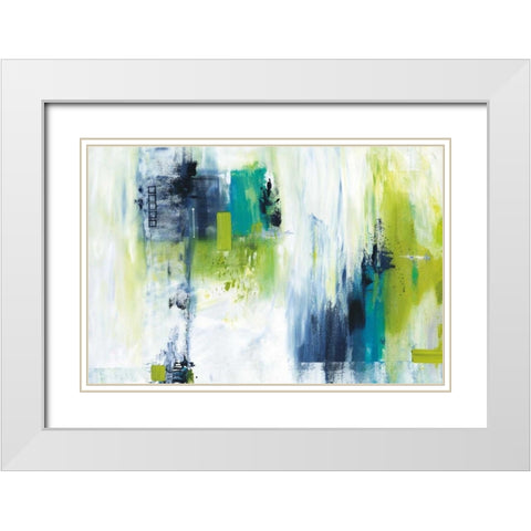 This Years Love White Modern Wood Framed Art Print with Double Matting by Hawkins, Julie