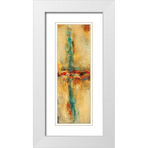 Equilibrio II White Modern Wood Framed Art Print with Double Matting by Villarreal Santos, Nancy