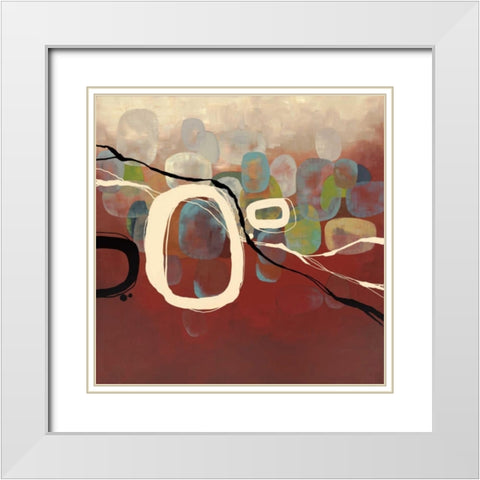 Autumn Retrospective White Modern Wood Framed Art Print with Double Matting by Maitland, Laurie